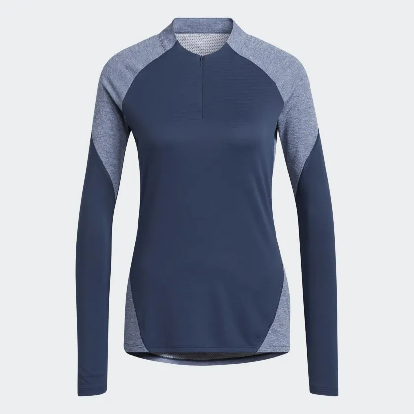 Adidas Womens Sport Performance Primegreen HEAT.RDY Long Sleeve Mock Neck Shirt