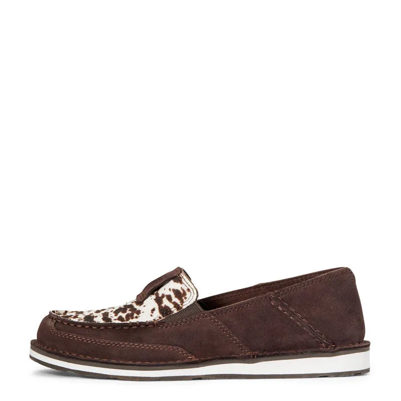 ARIAT CHOCOLATE CHIP SUEDE/SPOTTED HAIR ON CRUISER