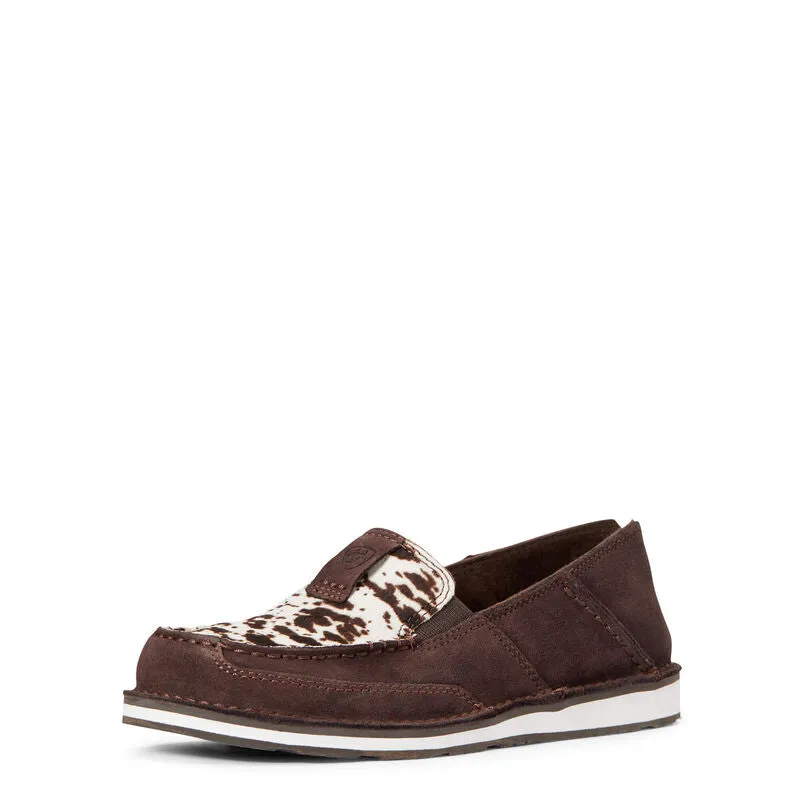 ARIAT CHOCOLATE CHIP SUEDE/SPOTTED HAIR ON CRUISER