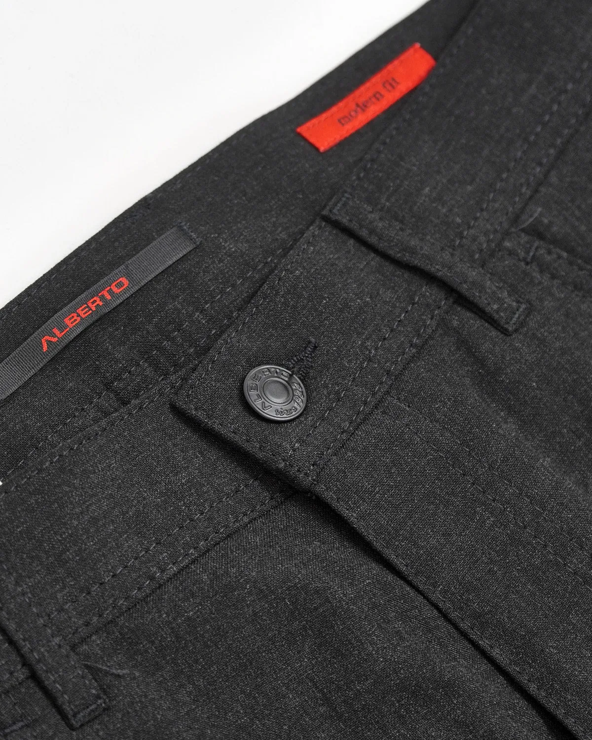 Charcoal 'Stone' Modern Fit Ceramica 5 Pocket Tech Dress Pants