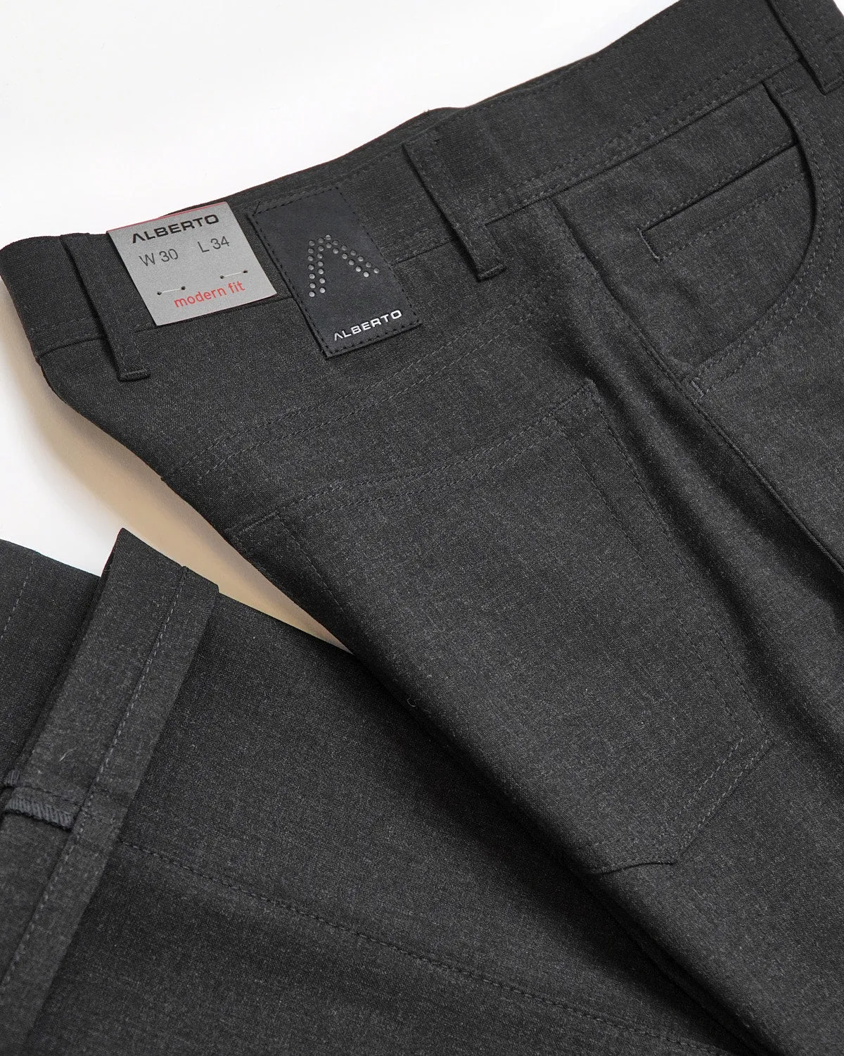 Charcoal 'Stone' Modern Fit Ceramica 5 Pocket Tech Dress Pants