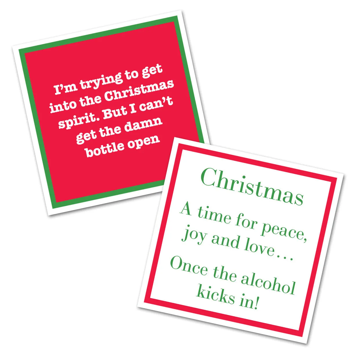 Christmas Kicks - Double the Fun Cocktail Napkins