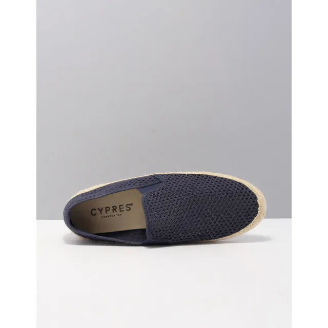 Cypres Espadrilles heren 2315230 marino textiel