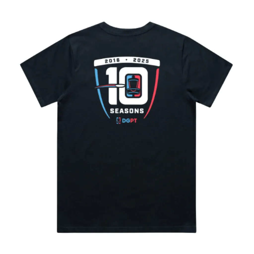 DGPT 10th Season Women's T-Shirt - Navy