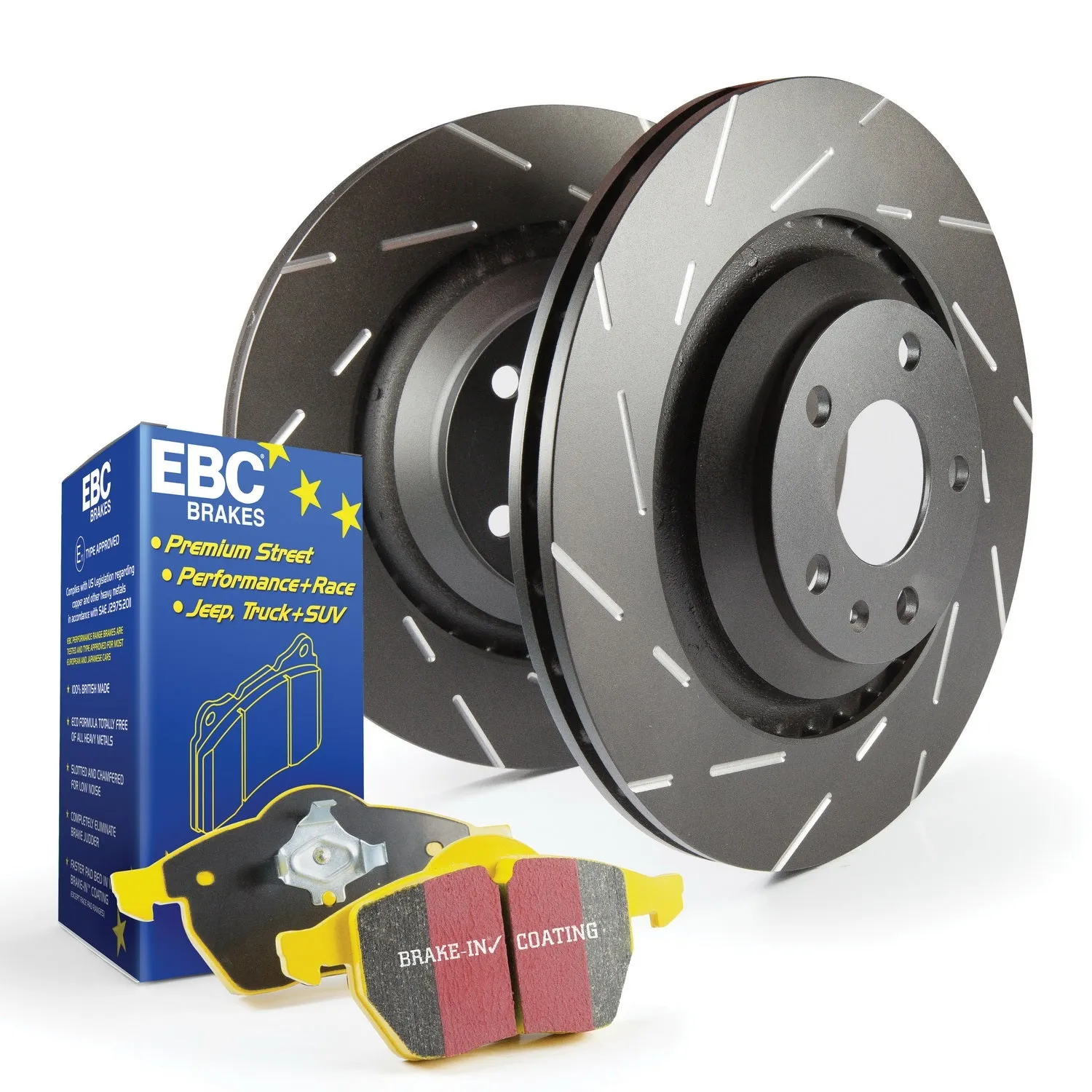EBC Brakes S9KR1519 S9 Kits Yellowstuff and USR Rotors
