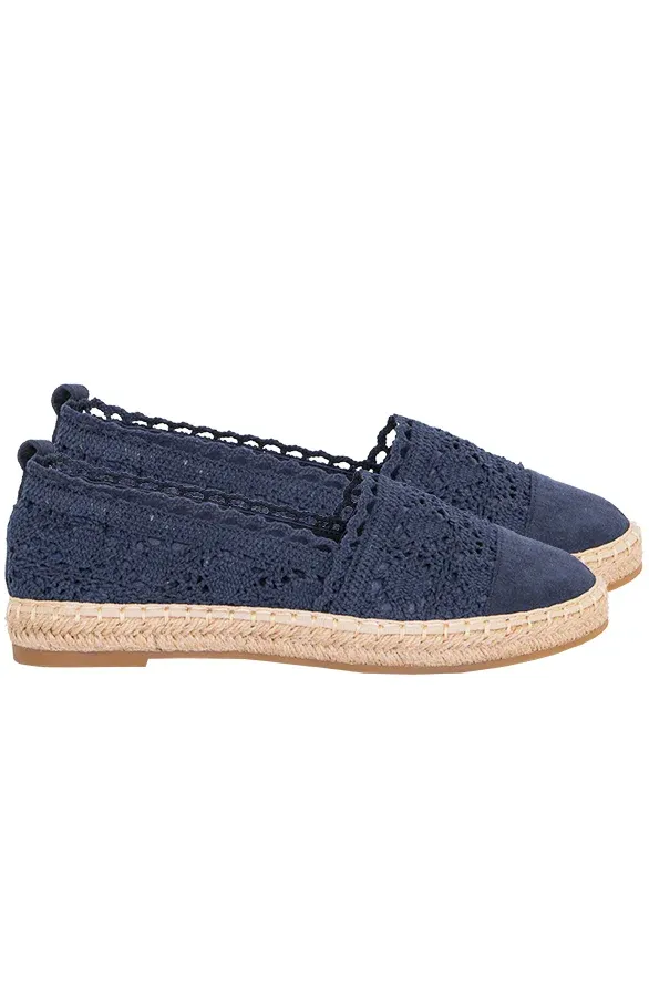 Espadrilles Kant Marineblauw