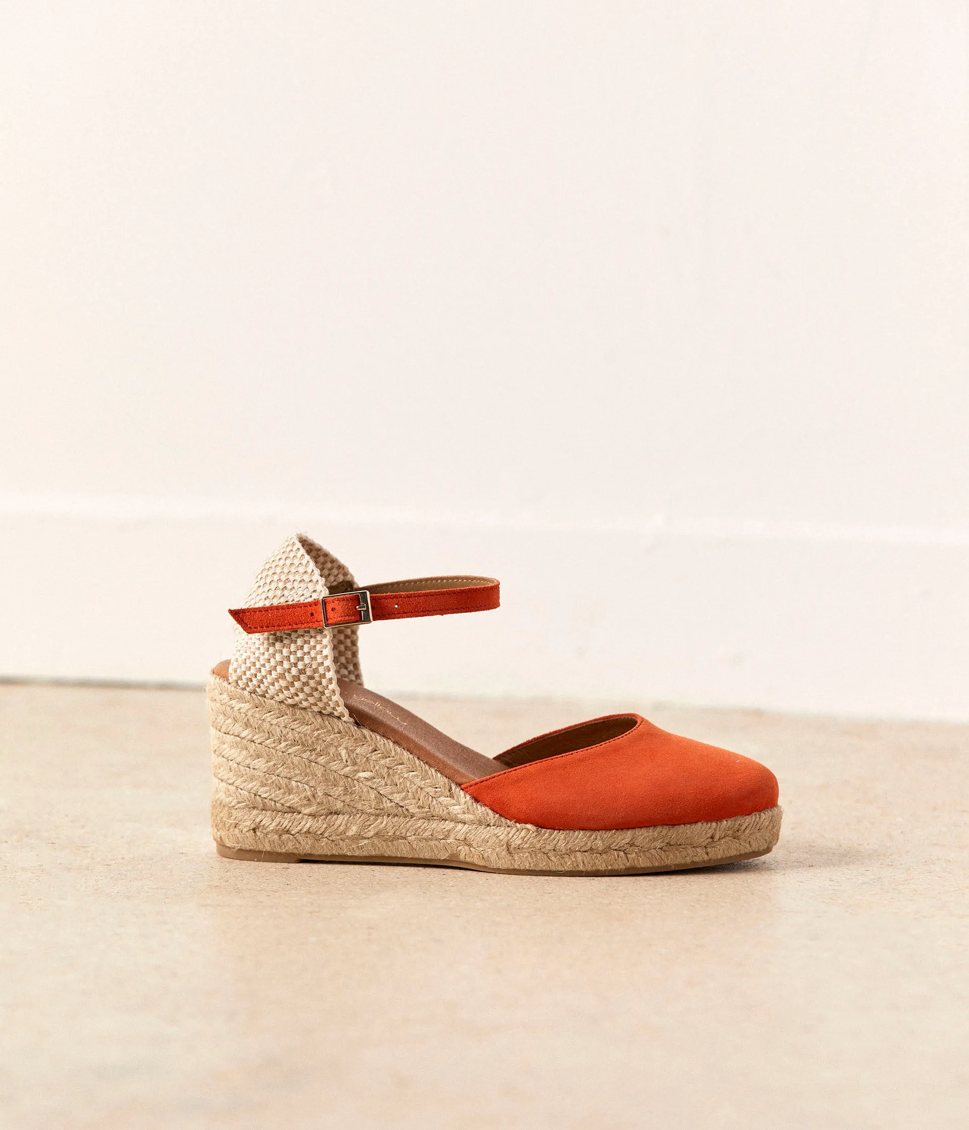 Espadrilles orange Estrella