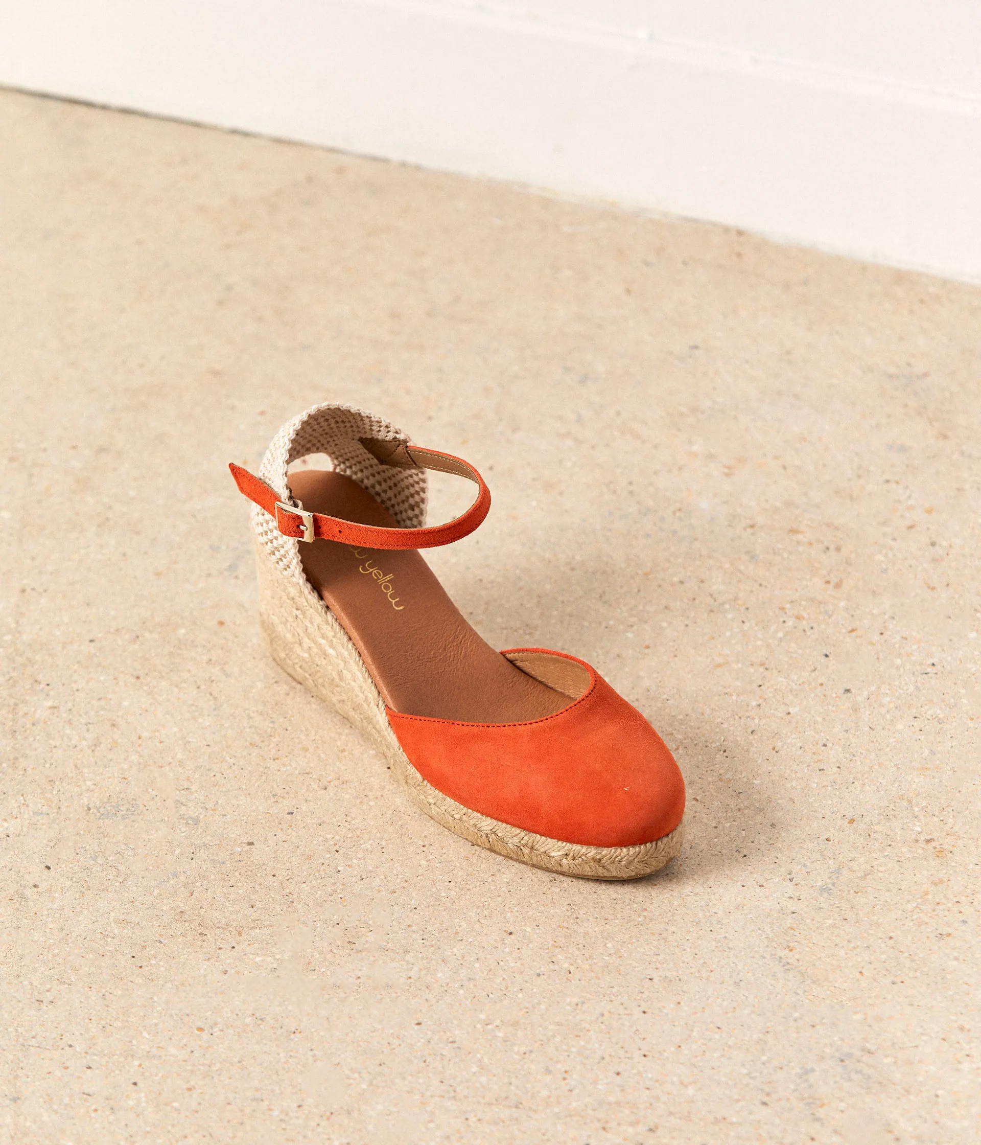 Espadrilles orange Estrella
