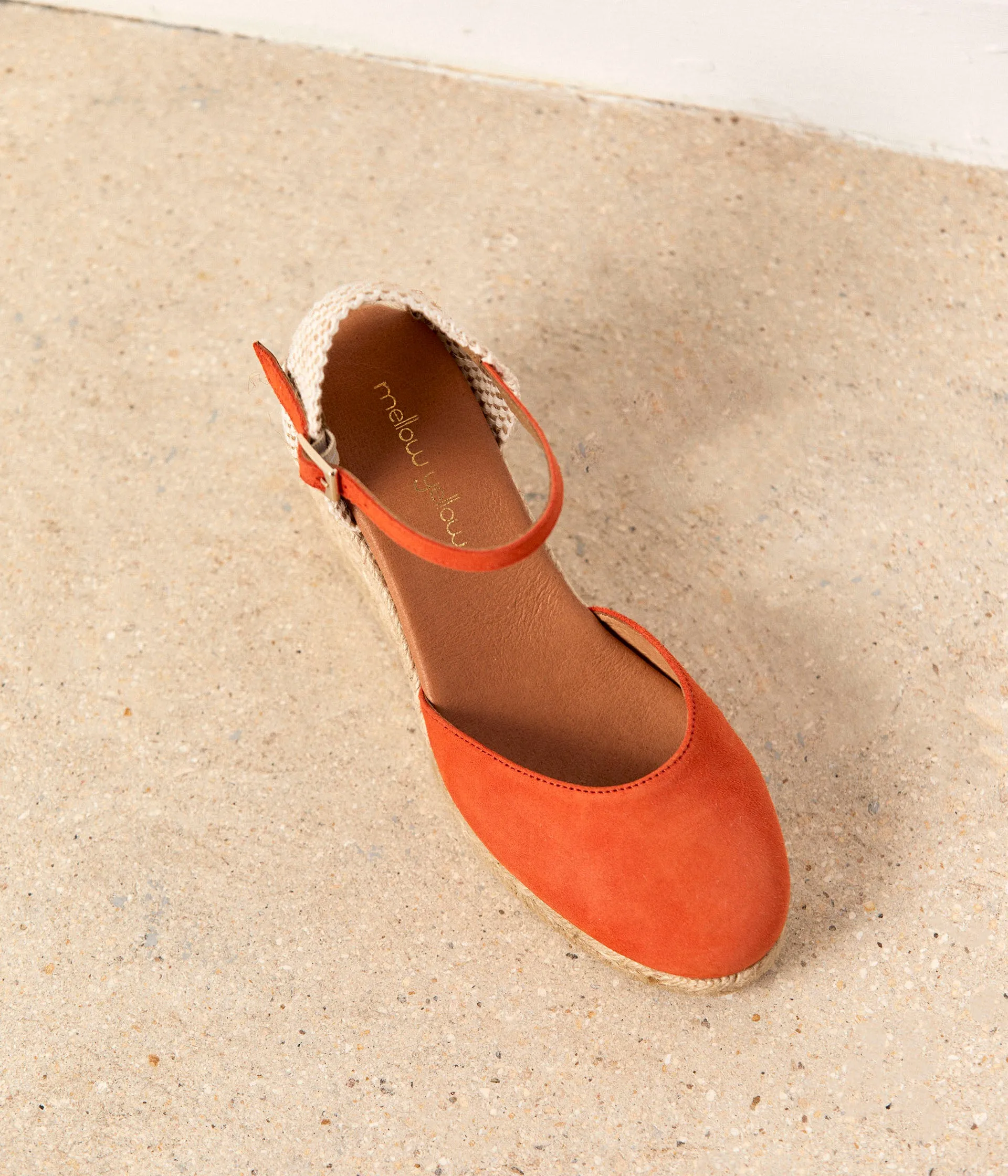 Espadrilles orange Estrella