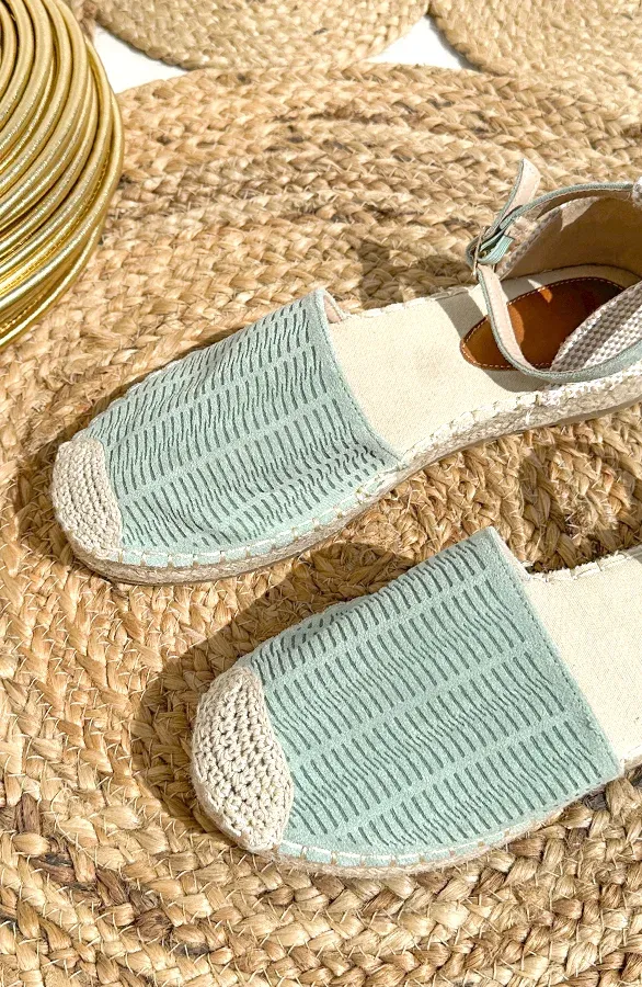 Espadrilles Suède Mint