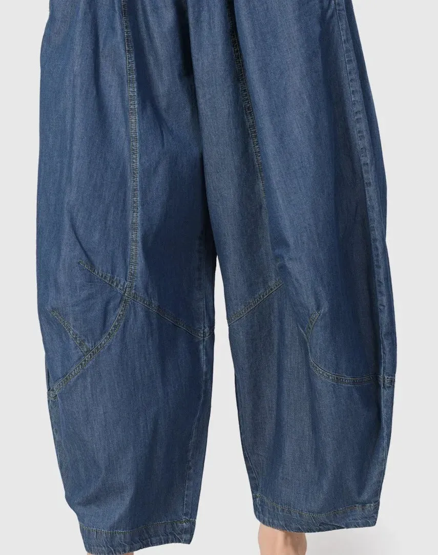 Everywhere Wide-Leg Pants, Denim Blue