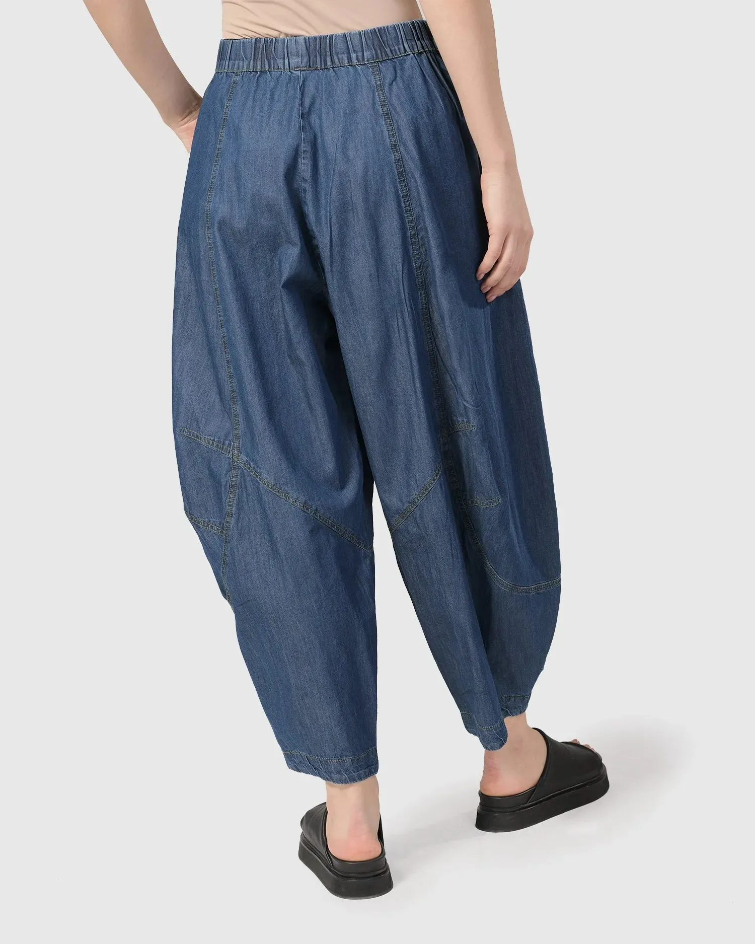 Everywhere Wide-Leg Pants, Denim Blue