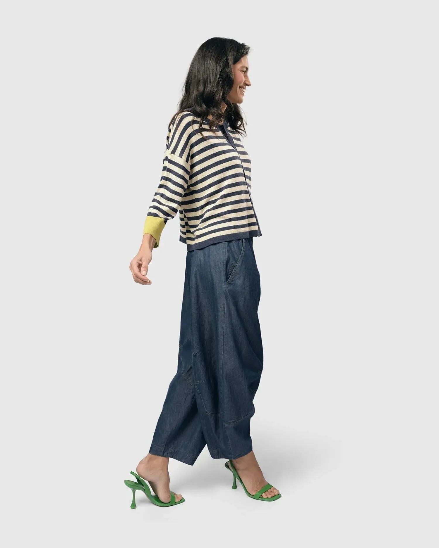 Everywhere Wide-Leg Pants, Denim Blue