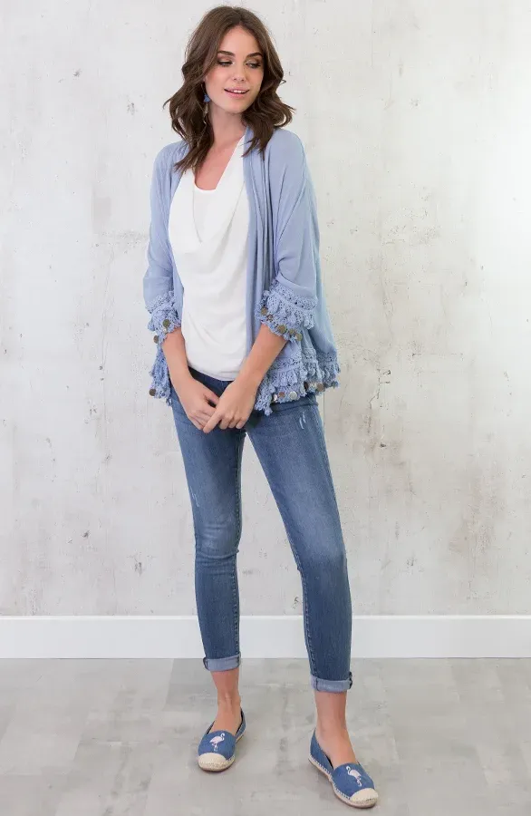 Flamingo Espadrilles Blauw