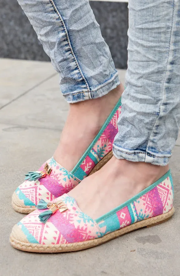 Full Color Aztec Espadrilles