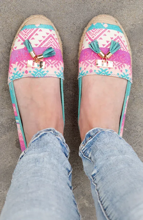 Full Color Aztec Espadrilles