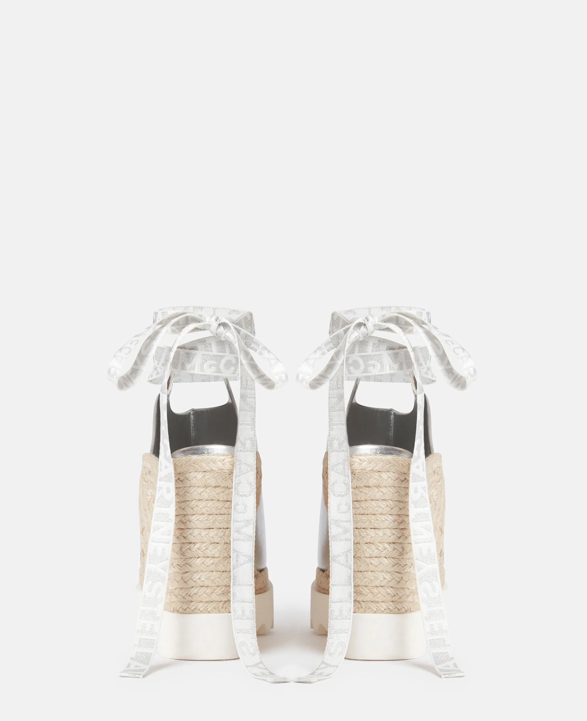 Gaia Metallic Heeled Espadrilles