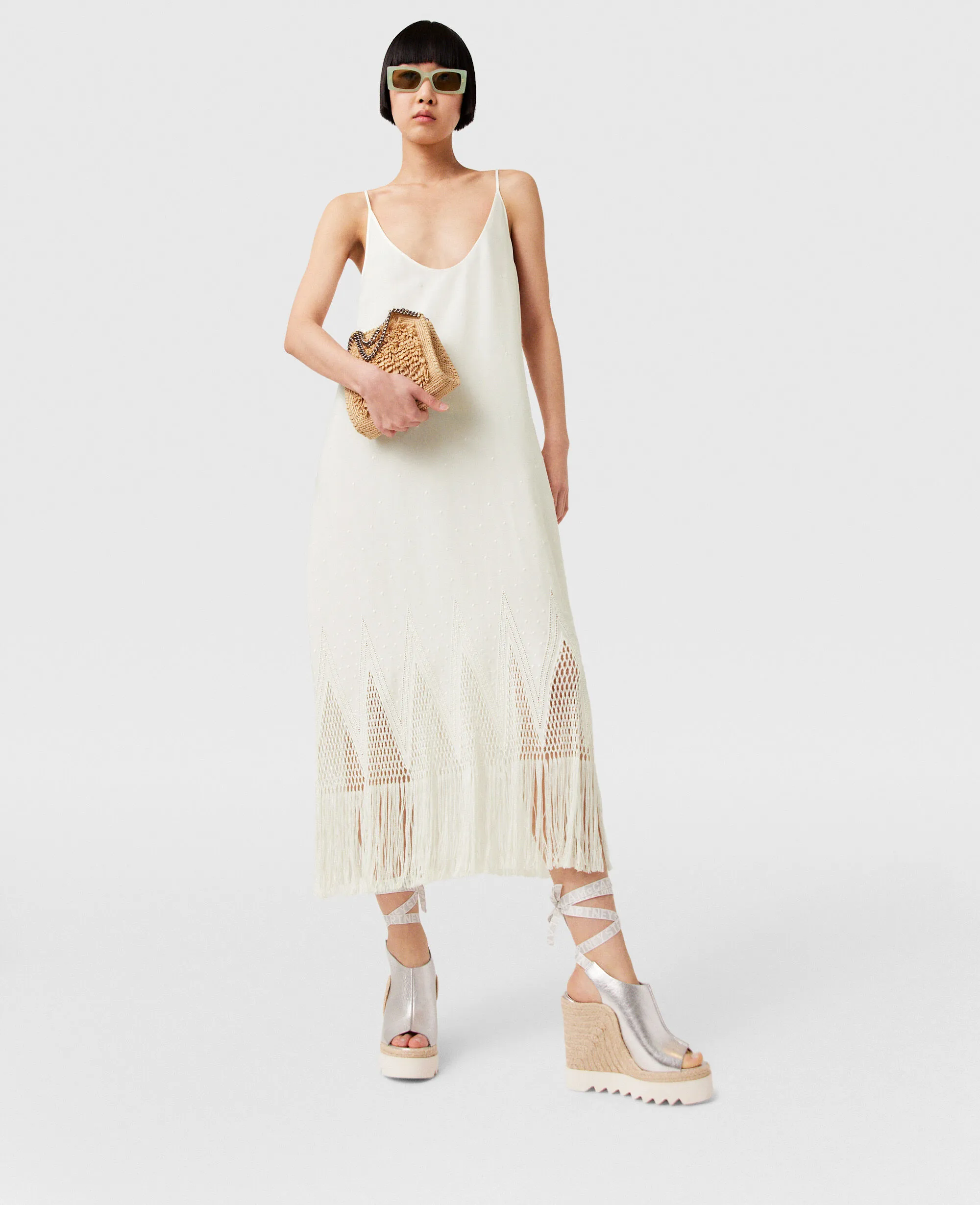 Gaia Metallic Heeled Espadrilles