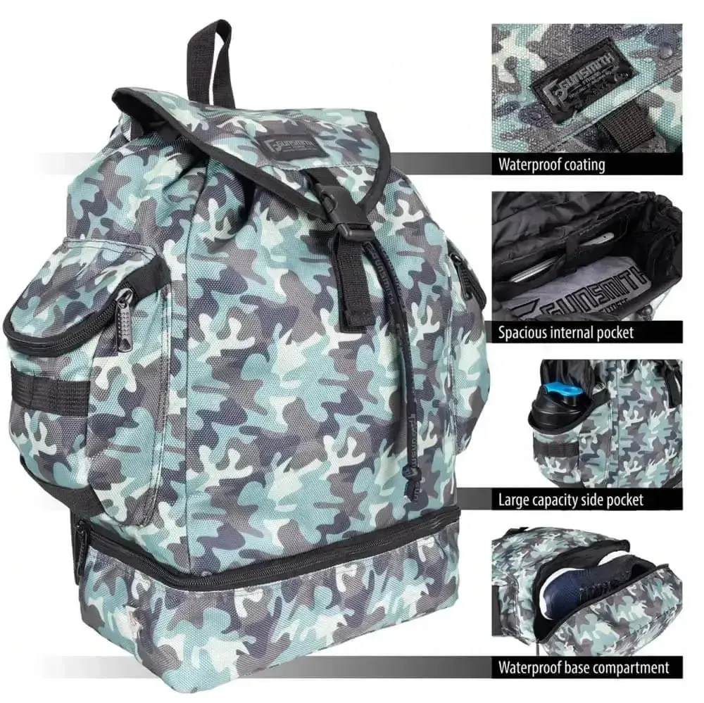 Gunsmith Camo Fitness Backpack