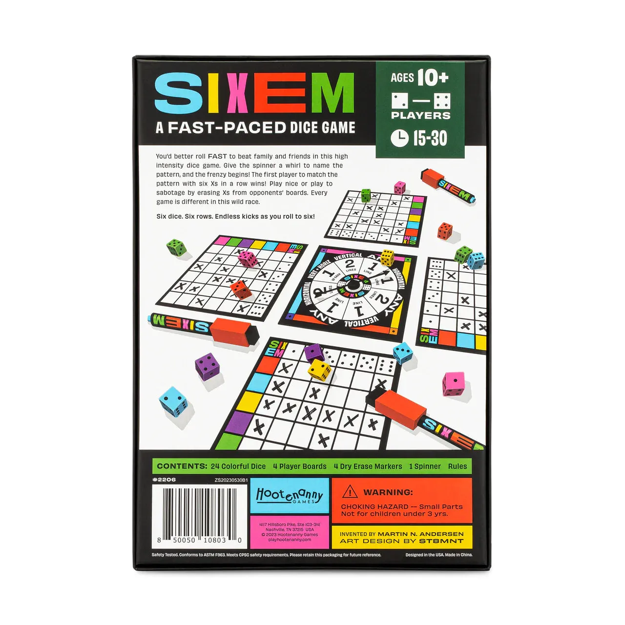 Hootenanny Games: SIXEM