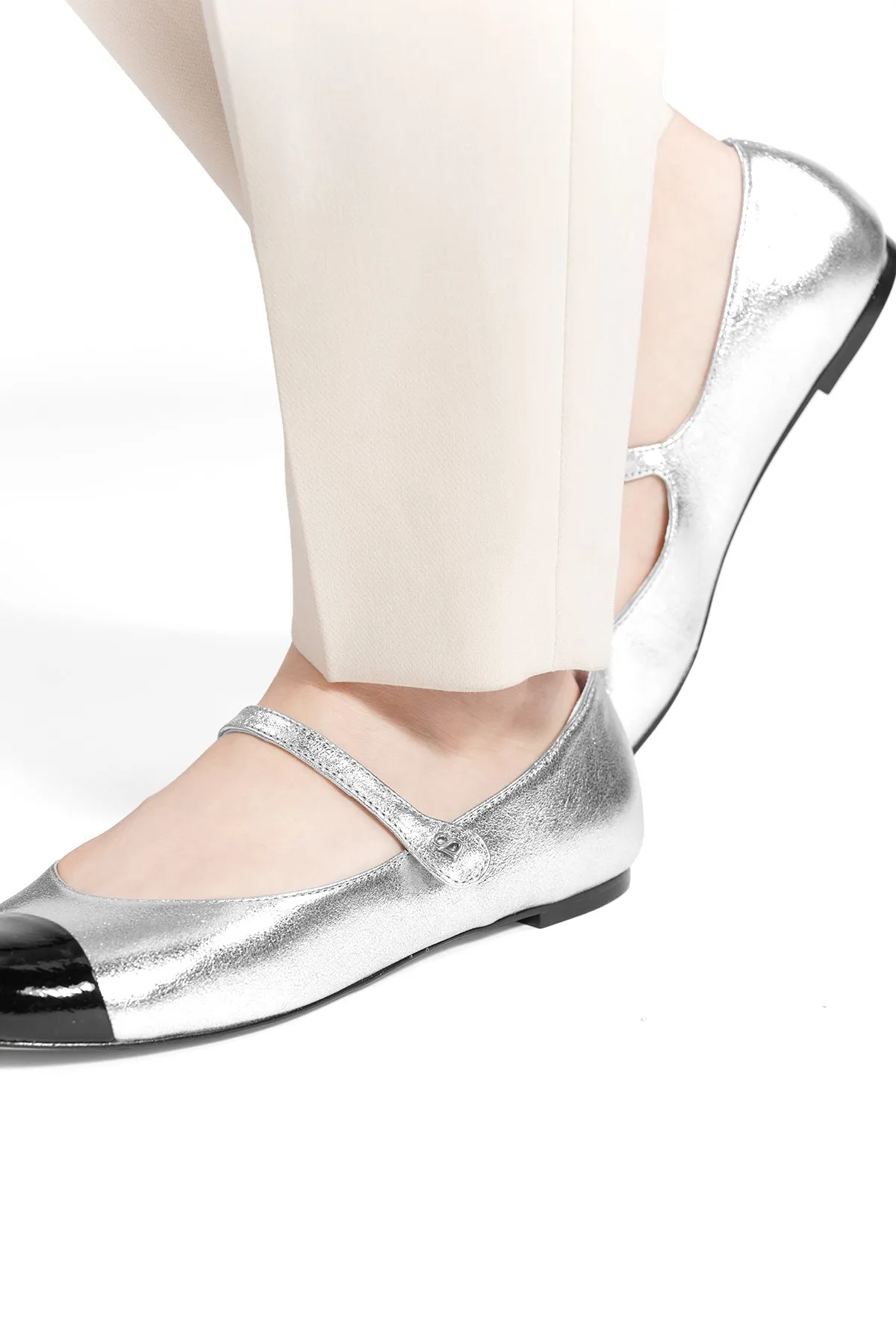 Katy Mary Janes - Silver