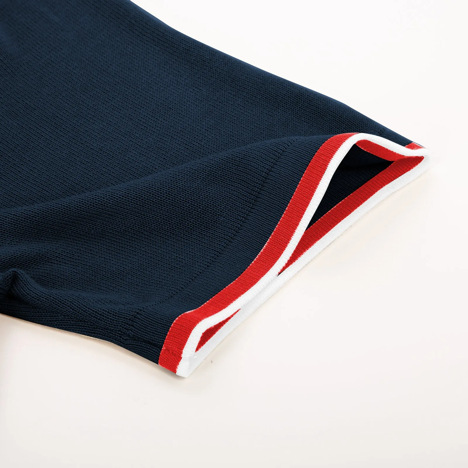 Mens Knitted Polo Cardigans Shirts Quarter Zip Polo T Shirt