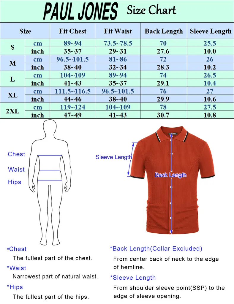 Mens Knitted Polo Cardigans Shirts Quarter Zip Polo T Shirt