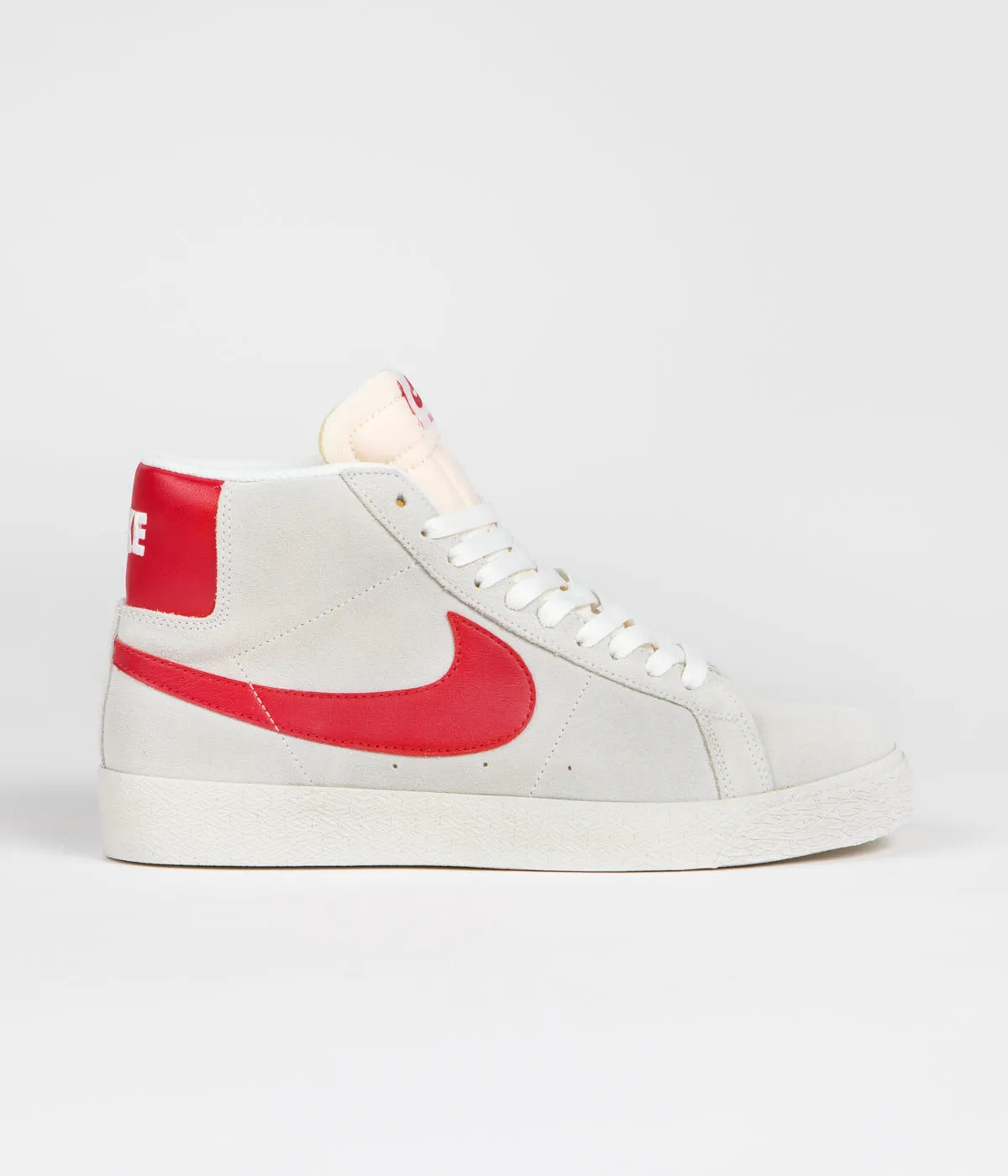 Nike SB Blazer Mid Shoes - Summit White / University Red - Summit White