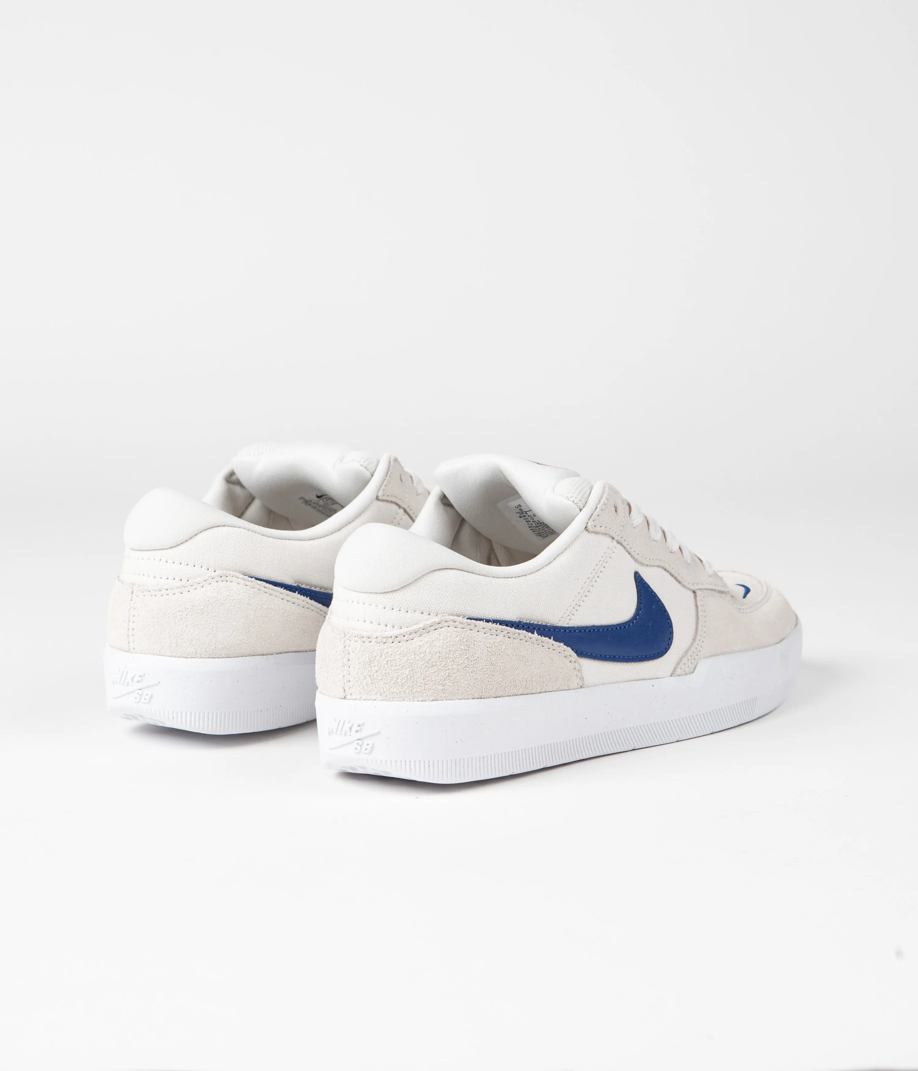 Nike SB Force 58 Shoes - Phantom / Blue Jay - Phantom - White