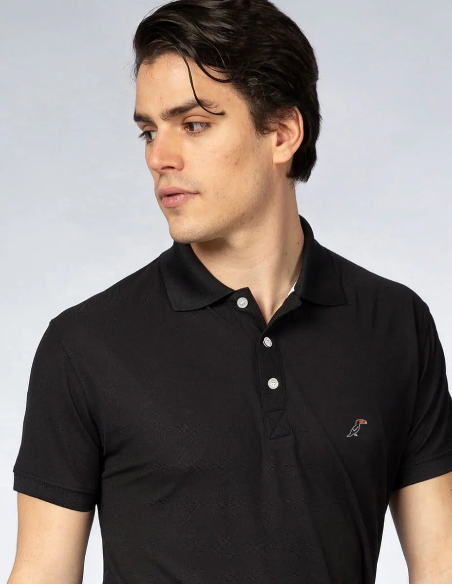 Playera Hombre SPORT POLO Negro