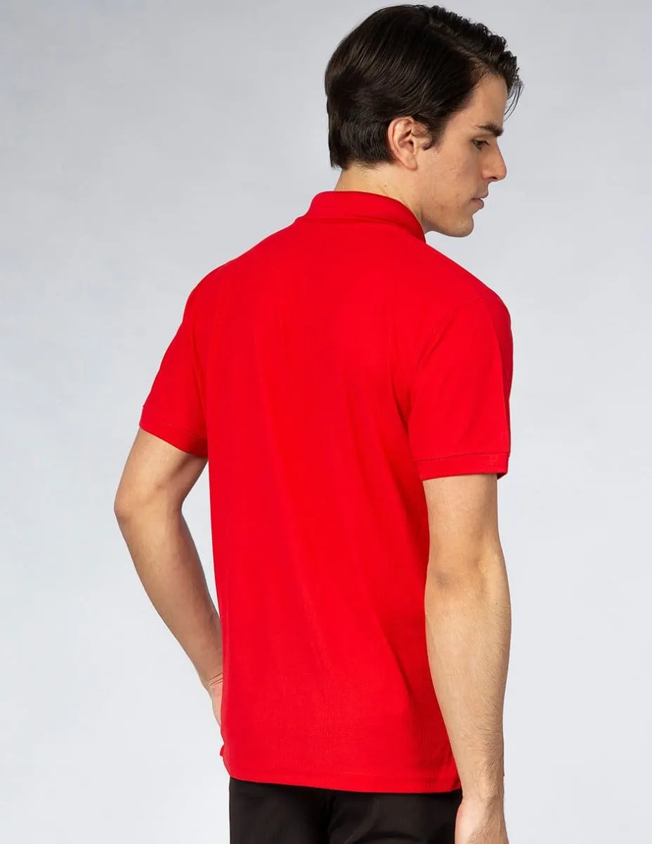 Playera Hombre SPORT POLO Rojo