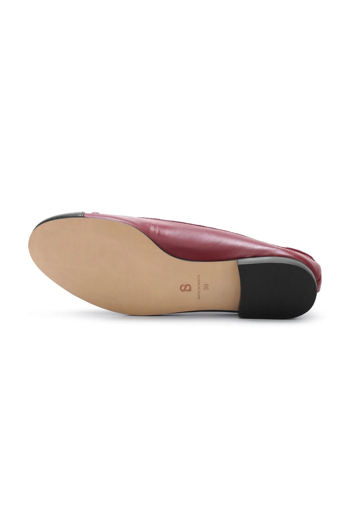 Rena Ballerina Shoes - Burgundy