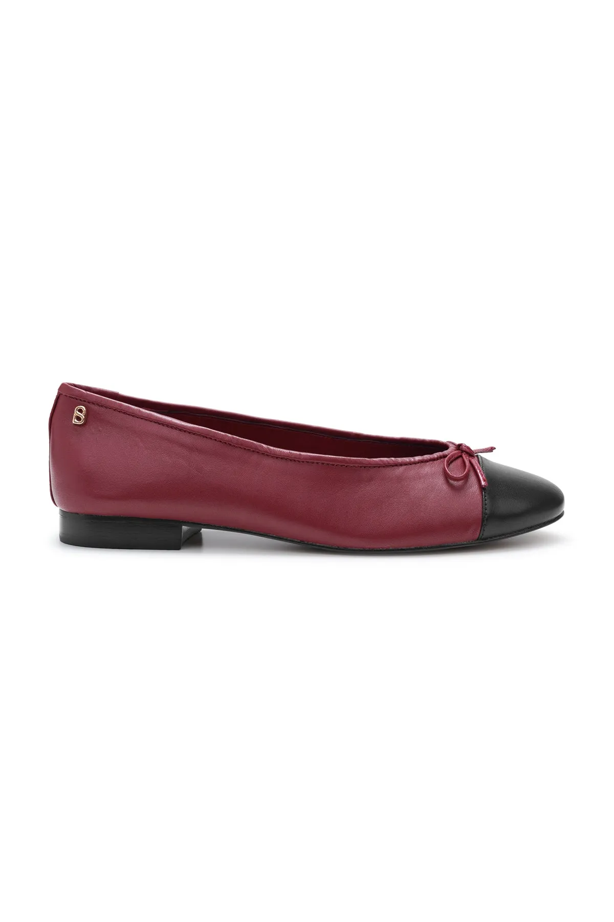 Rena Ballerina Shoes - Burgundy