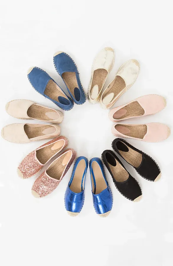 Suede Espadrilles Blue