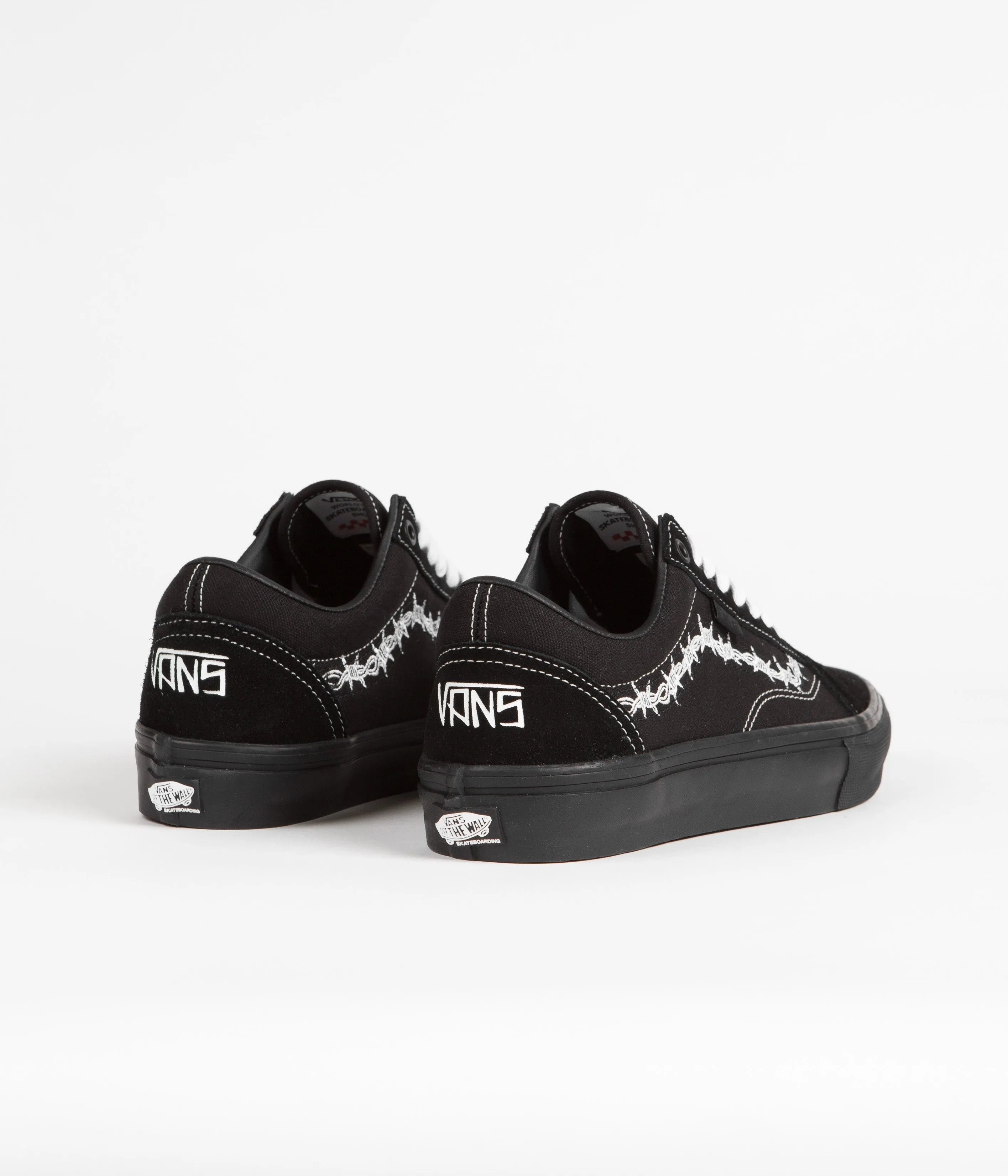 Vans Skate Old Skool Shoes - (Elijah Berle) Black / Black / White