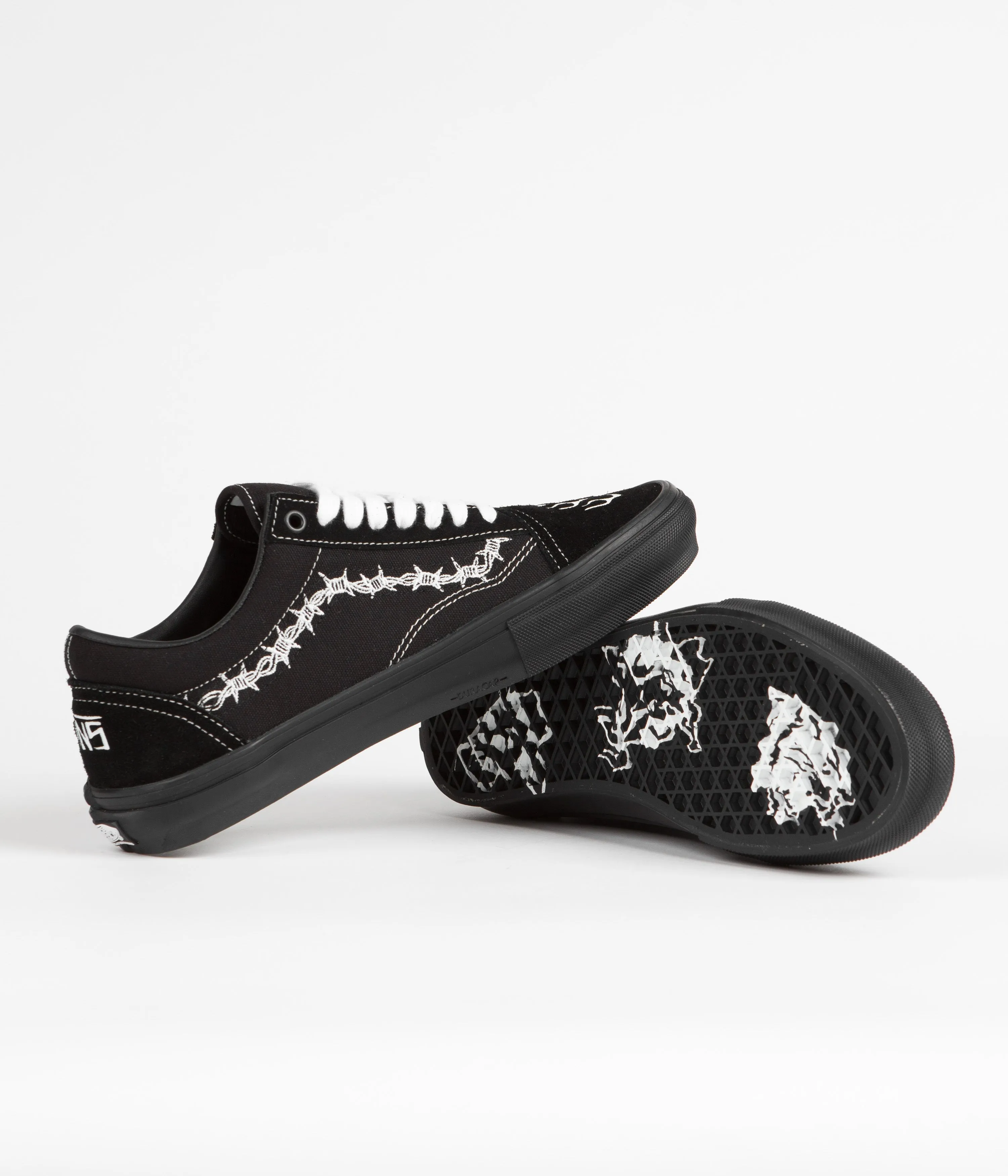Vans Skate Old Skool Shoes - (Elijah Berle) Black / Black / White