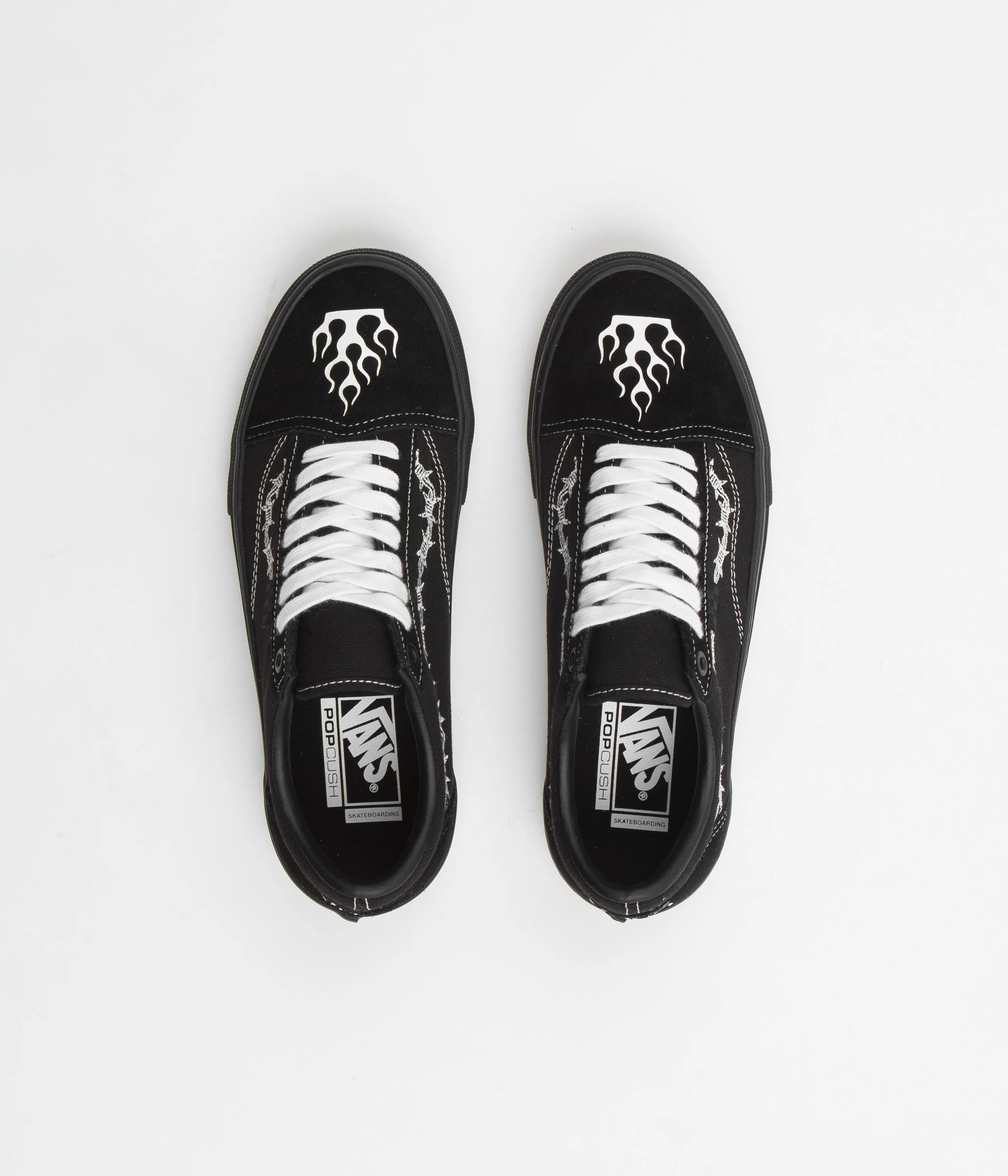 Vans Skate Old Skool Shoes - (Elijah Berle) Black / Black / White