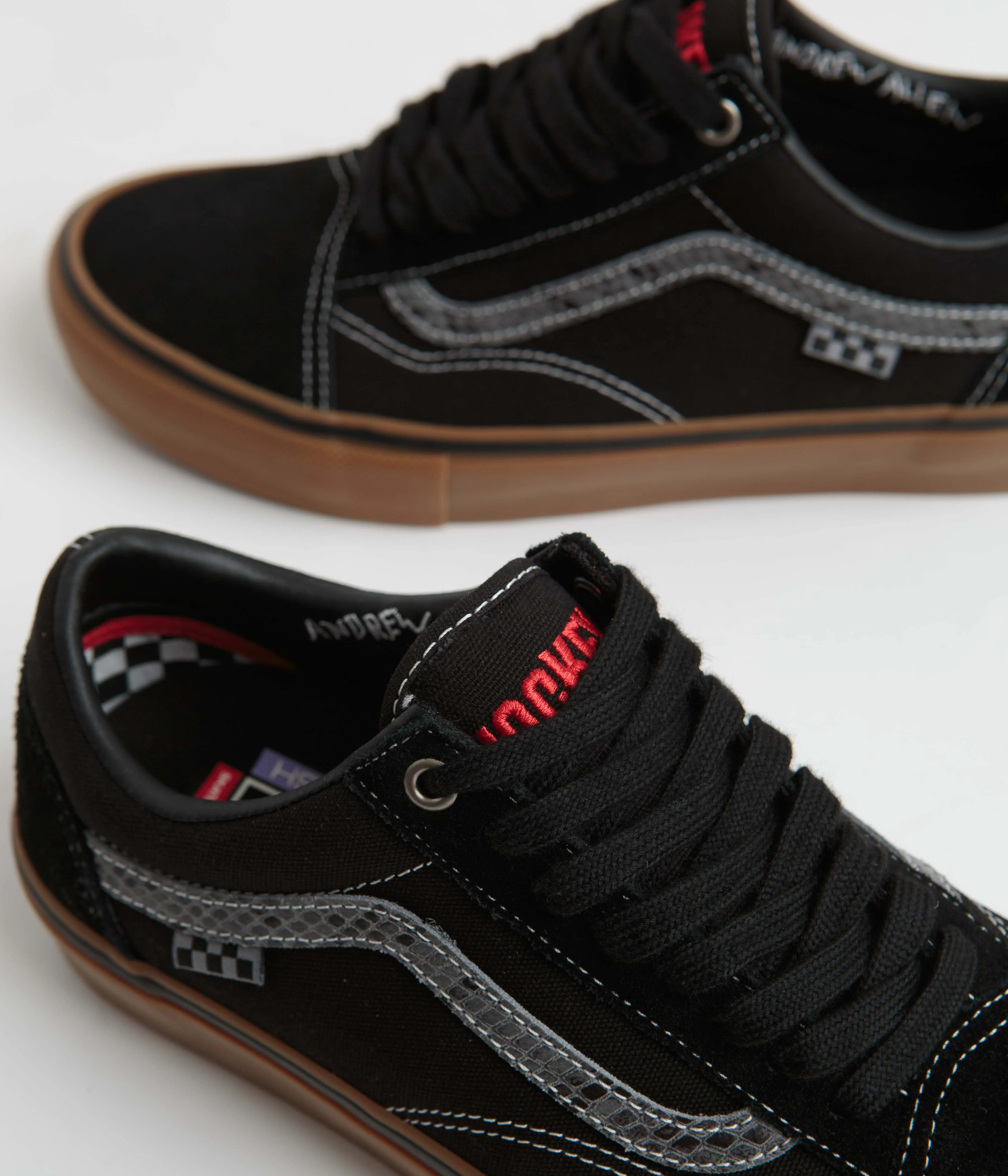 Vans Skate Old Skool Shoes - (Hockey Skateboards) Black / Snake