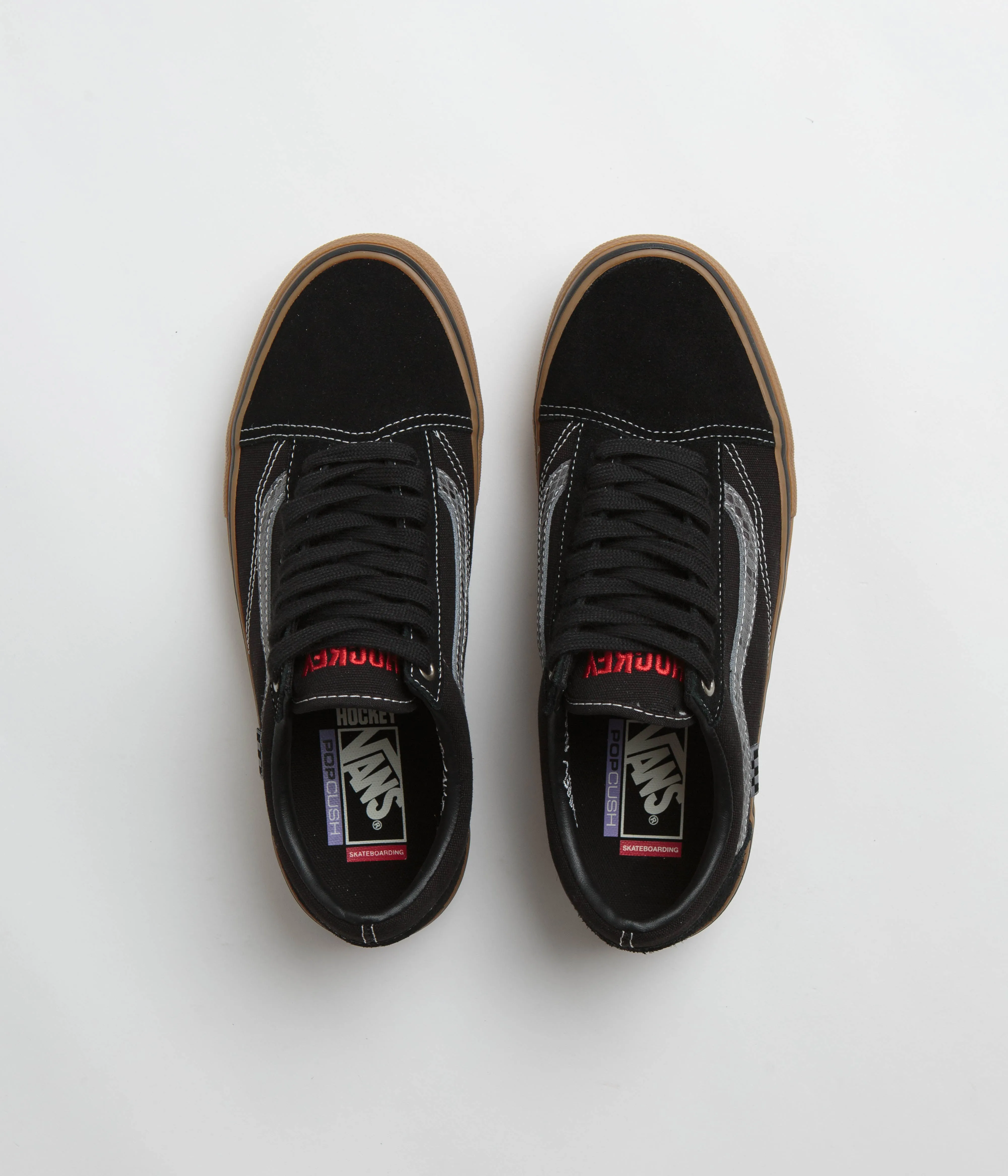 Vans Skate Old Skool Shoes - (Hockey Skateboards) Black / Snake