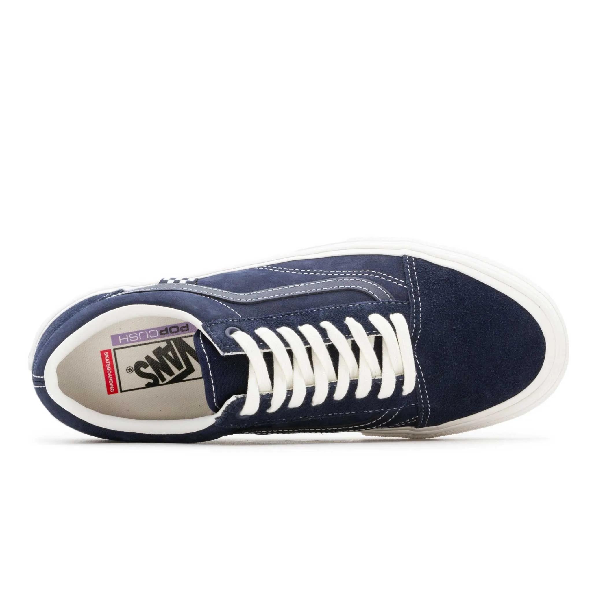 Vans Skate Old Skool Shoes - Wrapped Deep Navy/White