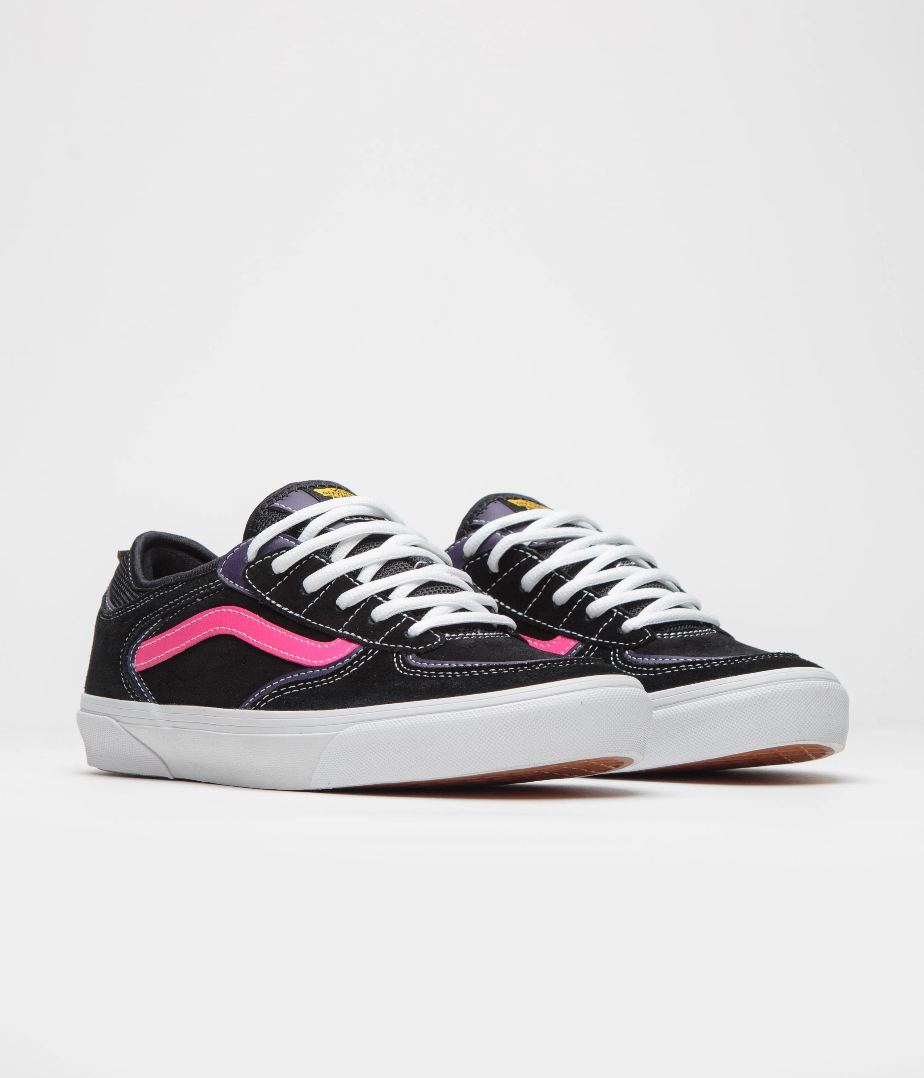 Vans Skate Rowley Shoes - Black / Pink