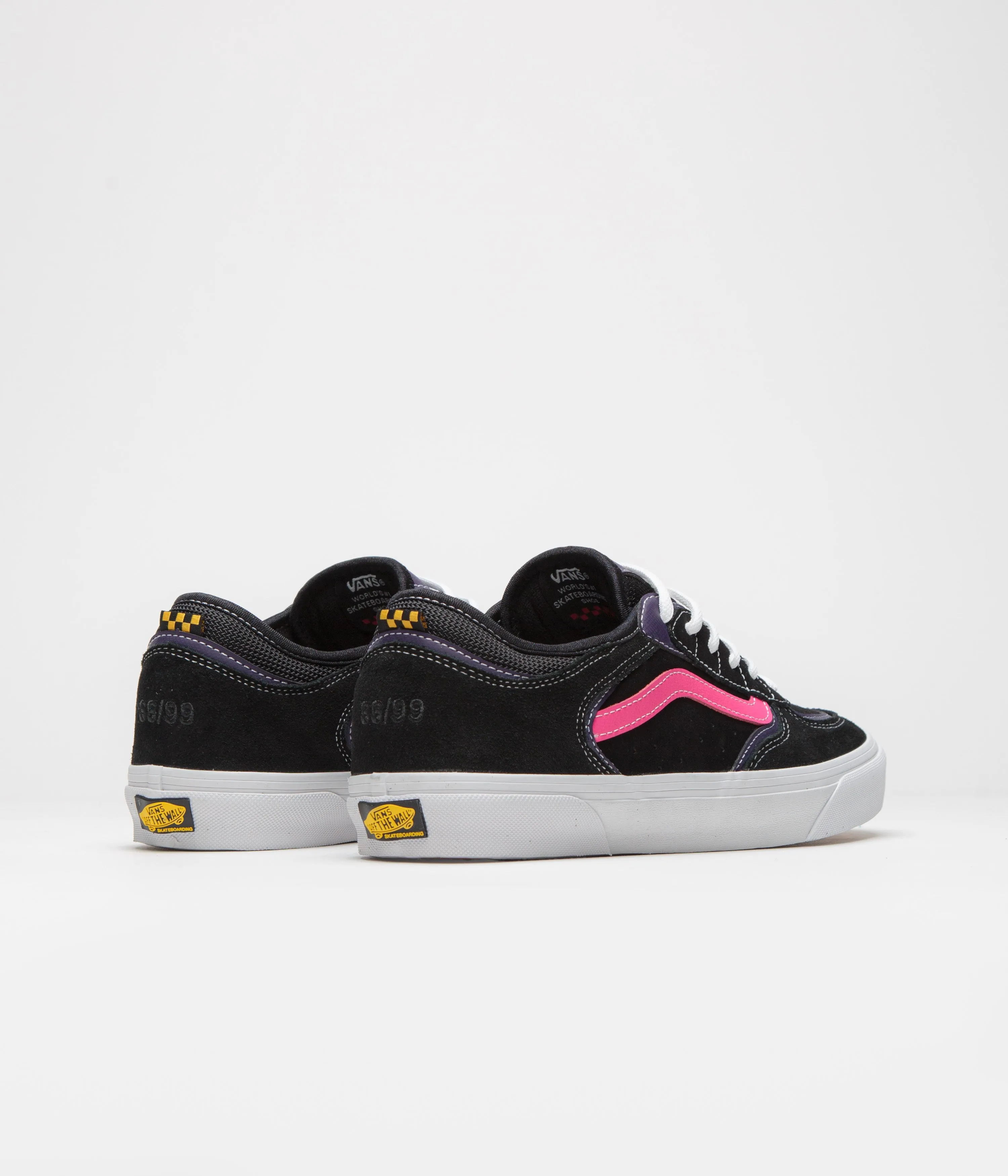 Vans Skate Rowley Shoes - Black / Pink